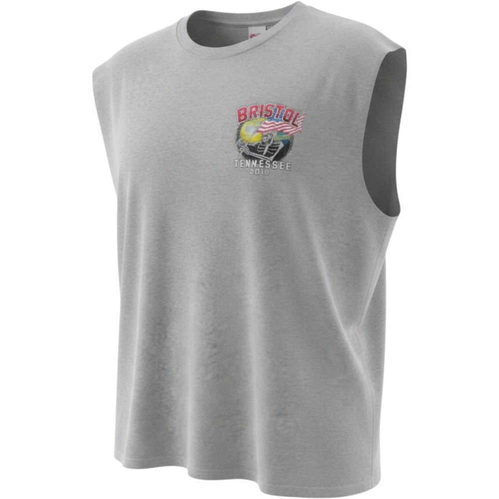 Gildan Men 3XL? Bristol‎ Tennessee 2018 Muscle Tee Gray Freedom Is Not Free